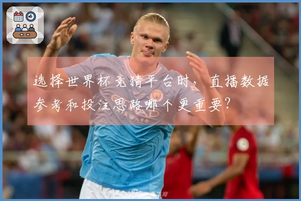 选择世界杯竞猜平台时，直播数据参考和投注思路哪个更重要？